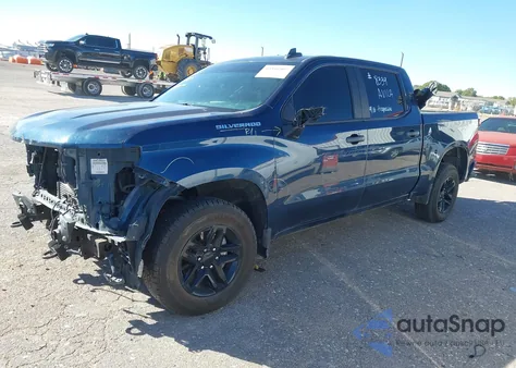 2021 Chevrolet Silverado 1500 2Wd Short Bed Custom из США, поврежденный, VIN 3GCPWBEK2MG235441